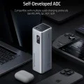 Външна батерия Power Bank PB200 (CUKP200XGLGR) - с Type-C кабел, 2x USB-C, USB, 100W, 20000mAh, Разработен ADC - Cuktech - Сив