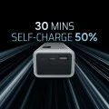 Външна батерия Power Bank PB200P (CUKPB200GLBK) - с Type-C кабел, Дисплей, 2x USB-C, USB, 150W, 20000mAh, Бързо самозареждане - Cuktech - Сив