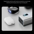 Външна батерия Power Bank PB200P (CUKPB200GLBK) - с Type-C кабел, Дисплей, 2x USB-C, USB, 150W, 20000mAh, Бързо самозареждане - Cuktech - Сив