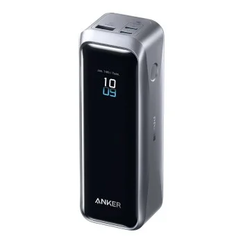 Външна батерия Power Bank Prime (A110BH11) - 2x USB-C, USB, Бързо зареждане, 20100mAh, 220W, Дигитален дисплей - Anker - Черен