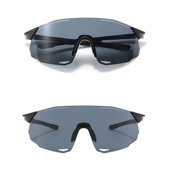 Велосипедни очила Techsuit Bike Glasses (8853) - за колоездене и спорт, TR90 рамка - Черен / Сребрист