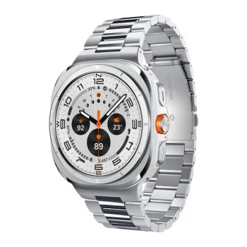 Верижка за Samsung Galaxy Watch Ultra 47mm / Watch Ultra 2 - Modern Fit - Spigen - Сребриста