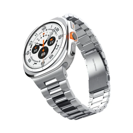 Верижка за Samsung Galaxy Watch Ultra 47mm / Watch Ultra 2 - Modern Fit - Spigen - Сребриста