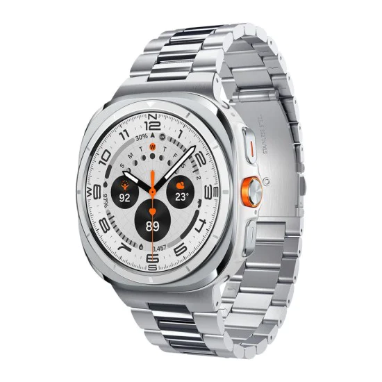 Верижка за Samsung Galaxy Watch Ultra 47mm / Watch Ultra 2 - Modern Fit - Spigen - Сребриста