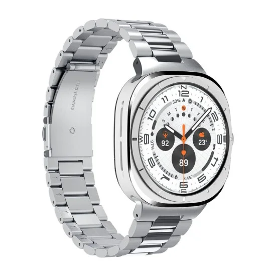 Верижка за Samsung Galaxy Watch Ultra 47mm / Watch Ultra 2 - Modern Fit - Spigen - Сребриста