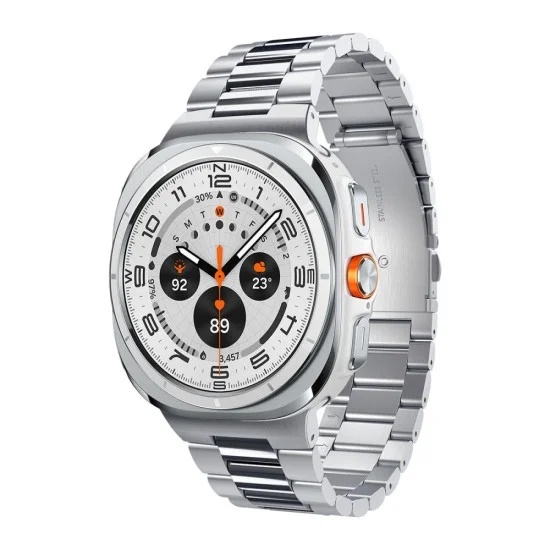 Верижка за Samsung Galaxy Watch Ultra 47mm / Watch Ultra 2 - Modern Fit - Spigen - Сребриста
