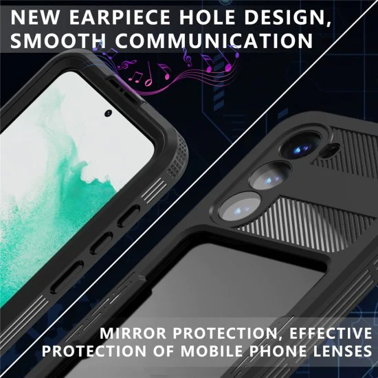 Водоустойчив калъф за Samsung Galaxy S26 Plus - ShellBox IP68 Case - Черен