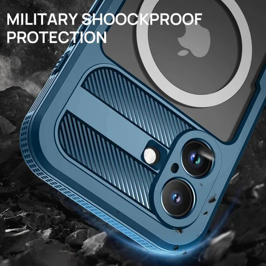 Водоустойчив калъф ShellBox - Waterproof IP68 Case - iPhone 16 - Черен