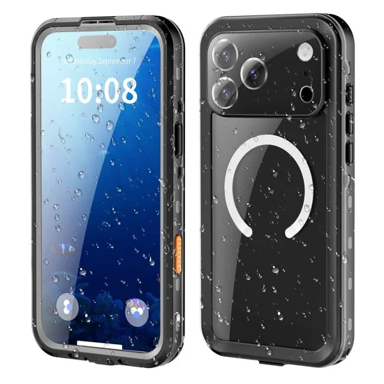Водоустойчив калъф ShellBox - Waterproof IP68 Case - iPhone 18 Pro Max / iPhone 17 Pro Max - Черен