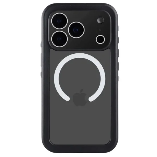 Водоустойчив калъф ShellBox - Waterproof IP68 Case - iPhone 18 Pro / iPhone 17 Pro - Черен