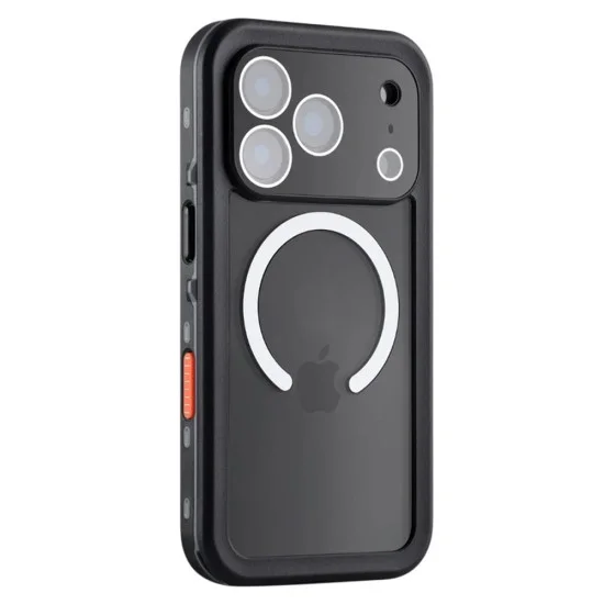 Водоустойчив калъф ShellBox - Waterproof IP68 Case - iPhone 18 Pro / iPhone 17 Pro - Черен