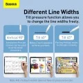 Връхчета за активен стилус (2 броя) Writing Capacitive Stylus Tips (SXBC010002) - Чувствителен сензорен контрол, Гладко рисуване, 12.5x4.9mm - Baseus - Бял