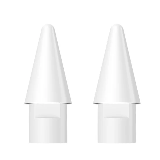 Връхчета за активен стилус (2 броя) Writing Capacitive Stylus Tips (SXBC010002) - Чувствителен сензорен контрол, Гладко рисуване, 12.5x4.9mm - Baseus - Бял