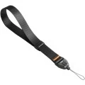 Връзка за ръка Spigen Wrist Lanyard Strap + ConTag (AFA11626) - универсална, автоматично регулиране, бутон за бързо освобождаване - Черен