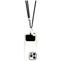 Връзка за врата / рамо Hello Kitty Crossbody Cord - с талисман Kitty Head, универсална, найлон, 150cm - Черна