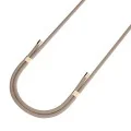 Връзка за телефон 3mk Crossbody Cord Easy Clip Elite (RWS2-70) - Luxury Design, Nylon, Durable, 0.8m, Universal - Gold Taupe