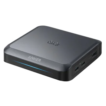 Зарядна станция Anker Prime Charging Base - за Anker Prime Power Bank 150W, 2x Type-C, USB - Черна