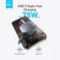 Зарядно за кола Car Charger Nano (A2738HA2) - с прибиращ се Type-C кабел, Бързо зареждане, USB-C, 75W - Anker - Черен