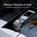 Зарядно за кола Car Charger Nano (A2738HA2) - с прибиращ се Type-C кабел, Бързо зареждане, USB-C, 75W - Anker - Черен