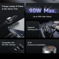 Зарядно за кола Mcdodo Gana Series (CC-3110) - 2x Type-C, USB, 90W, алуминиева сплав, 12-24V - Черно