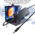 Зарядно за лаптоп Yesido Universal Laptop Adapter (CG11E) - Smart Chip, 65W, 5A, 1m - Черно