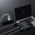 Зарядно за мрежа A15C-EU (CUK0A15CEUSL) - 2x USB-C, USB, Бързо зареждане, 65W, GaN Технология - Cuktech - Бял