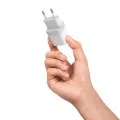 Зарядно за мрежа AC301 (CKAC301SEUWH) - Type-C, с включен USB-C кабел, GaN Технология, 40W - Cuktech - Бял