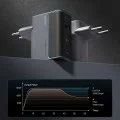 Зарядно за мрежа AD1003EU (CUKAD1003EUG) - с включен Type-C кабел, 2x USB-C, USB, 100W, GaN Технология - Cuktech - Сив