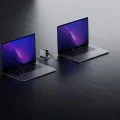 Зарядно за мрежа AD1204U (CAD1204UEUGR) - с Type-C кабел, Дисплей, Сензорно управление, GaN, 120W, 3x USB-C, USB - Cuktech - Сив
