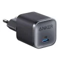 Зарядно за мрежа Wall Charger Nano (A2692L11) - GaN, Бързо зареждане, Type-C, 45W, EU - Anker - Черен