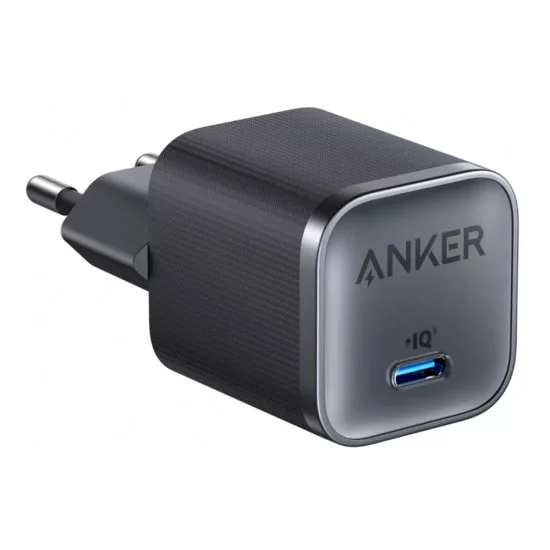 Зарядно за мрежа Wall Charger Nano (A2692L11) - GaN, Бързо зареждане, Type-C, 45W, EU - Anker - Черен