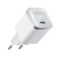 Зарядно за мрежа Wall Charger Nano (A2692L21) - GaN, Бързо зареждане, Type-C, 45W, EU - Anker - Бял