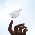 Зарядно за мрежа Wall Charger Nano (A2692L21) - GaN, Бързо зареждане, Type-C, 45W, EU - Anker - Бял