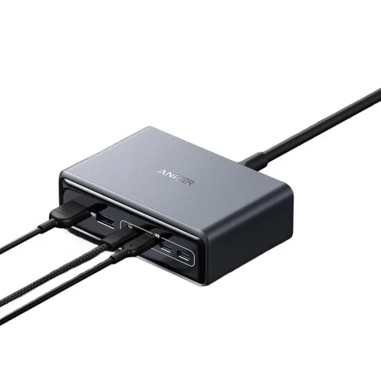 Зарядно за мрежа Wall Charger Prime (A2683341) - GaN Бързо зарядно, 4x Type-C, 200W - Anker - Черен