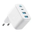 Зарядно за мрежа Wall Charger Zolo (A121EG21) - GaN Бързо зарядно, 2x Type-C, USB, 100W, EU - Anker - Бял