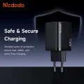 Зарядно за стена Mcdodo Ultimate Mini (CH-0850) - GaN USB-C, 65W, бързо зарядно - Черно