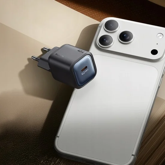 Зарядно за стена Mcdodo Ultimate Mini (CH-4391) - GaN USB-C, 45W, бързо зарядно - Черно