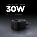 Зарядно устройство за мрежа Spigen Wall Charger Essential EE301EU (ACH09493) - Type-C, бързо зареждане, Quantum Boost, 30W - Черен