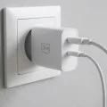 Зарядно устройство 3mk GaN (Wall Charger) - USB, Type-C, 45W, PD 3.0 - Бяло