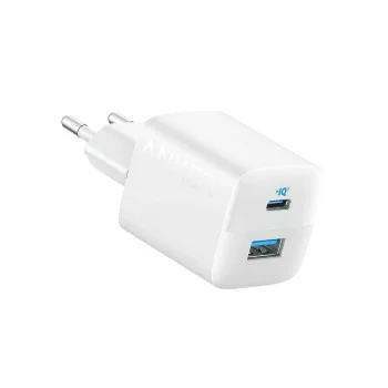 Зарядно устройство Anker 323 (Wall Charger) - Type-C, USB, 33W - Бяло