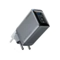 Зарядно устройство Anker Wall Charger Prime - GaN бързо зарядно, 2x Type-C, USB, 100W, EU - Сиво