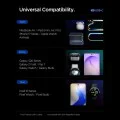 Зарядно устройство Spigen Wall Charger Essential EE472EU - 2x Type-C, Fast Charging, 47W - Сиво (Gunmetal)