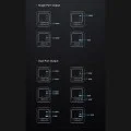 Зарядно устройство за кола Mcdodo Charger FreeGo Series (CH-1391) - с прибиращ се USB-C кабел, 2x USB-C + 1x USB-A, 100W, GaN, дигитален дисплей - Черен