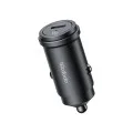 Зарядно устройство за кола Mcdodo Obsidian Series (CC-7495) - с включен Type-C към Lightning кабел, PD45W, Smart IC, мини размер, 1.2m - Черен
