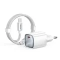 Зарядно устройство за мрежа Mcdodo Wall Charger Nano Series (CH-4432) - с включен Type-C кабел, 45W, USB-C порт, 1.2m - Бял