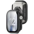 Защитен кейс с протектор за дисплей за Apple Watch 12 42mm Defense360 Pro - Techsuit - Черен