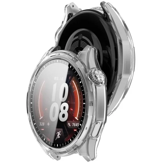 Защитен кейс с протектор за дисплей за Honor Watch 6 Defense360 Pro - Techsuit - Прозрачен