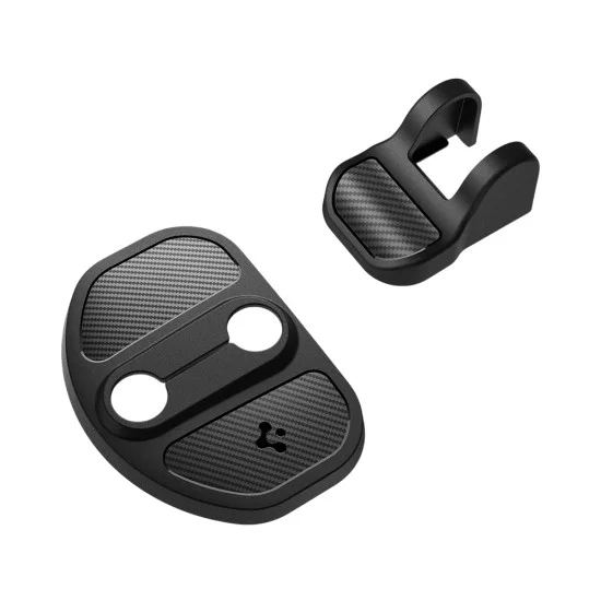 Защитни капачета за брави Spigen (4 бр.) Door Lock Cover (ACP07123) - за Tesla Model 3/Y, с 4 панти, подсилен дизайн, устойчиви на атмосферни условия - Черен