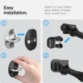 Защитни капачета за брави Spigen (4 бр.) Door Lock Cover (ACP07123) - за Tesla Model 3/Y, с 4 панти, подсилен дизайн, устойчиви на атмосферни условия - Черен