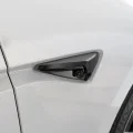 Защитни капачета за камери Spigen (2 бр.) Front Fender Camera Cover (ACP07124) - за Tesla Model 3 Highland / Y Juniper, водоустойчиви, карбонов ефект - Черен